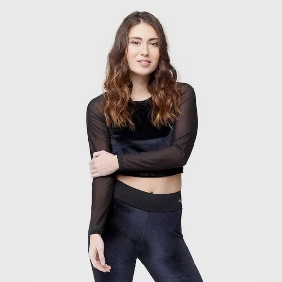 NWT PUMA EXPLOSIVE VELVET TOP AND TIGHTS - Picture 9 of 10